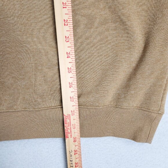 Columbia Sweater Mens Extra Large Tan Hart Mountain II Half Zip Casual Pullover - Picture 5 of 10